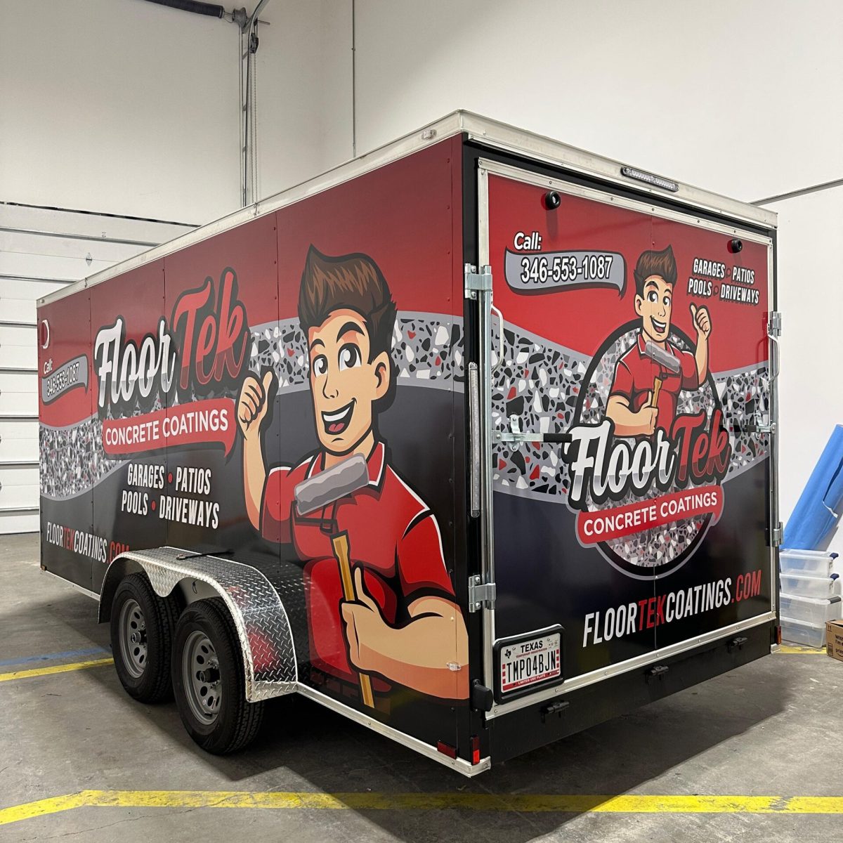 Floortek Trailer Wrap